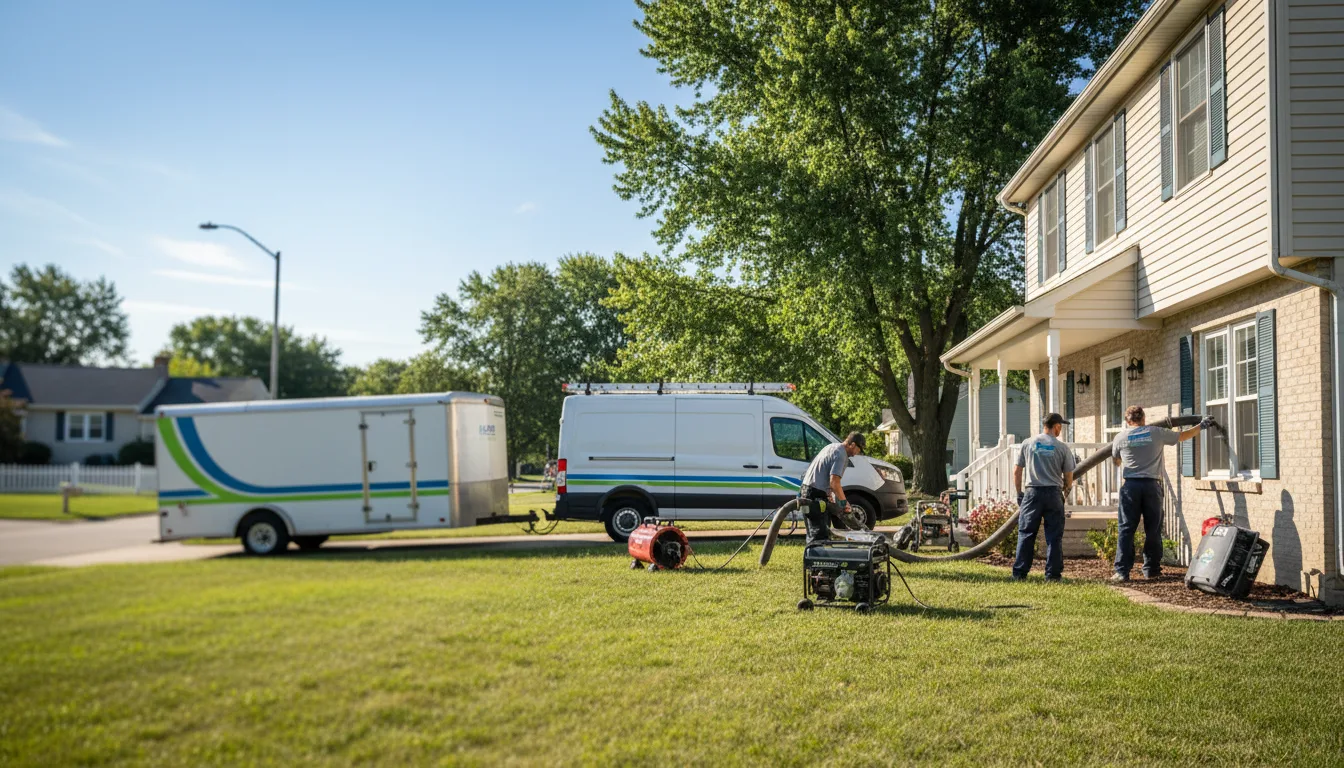 Flooded Basement Restoration And Cleanup With Repair in Manhattan, KS near me
